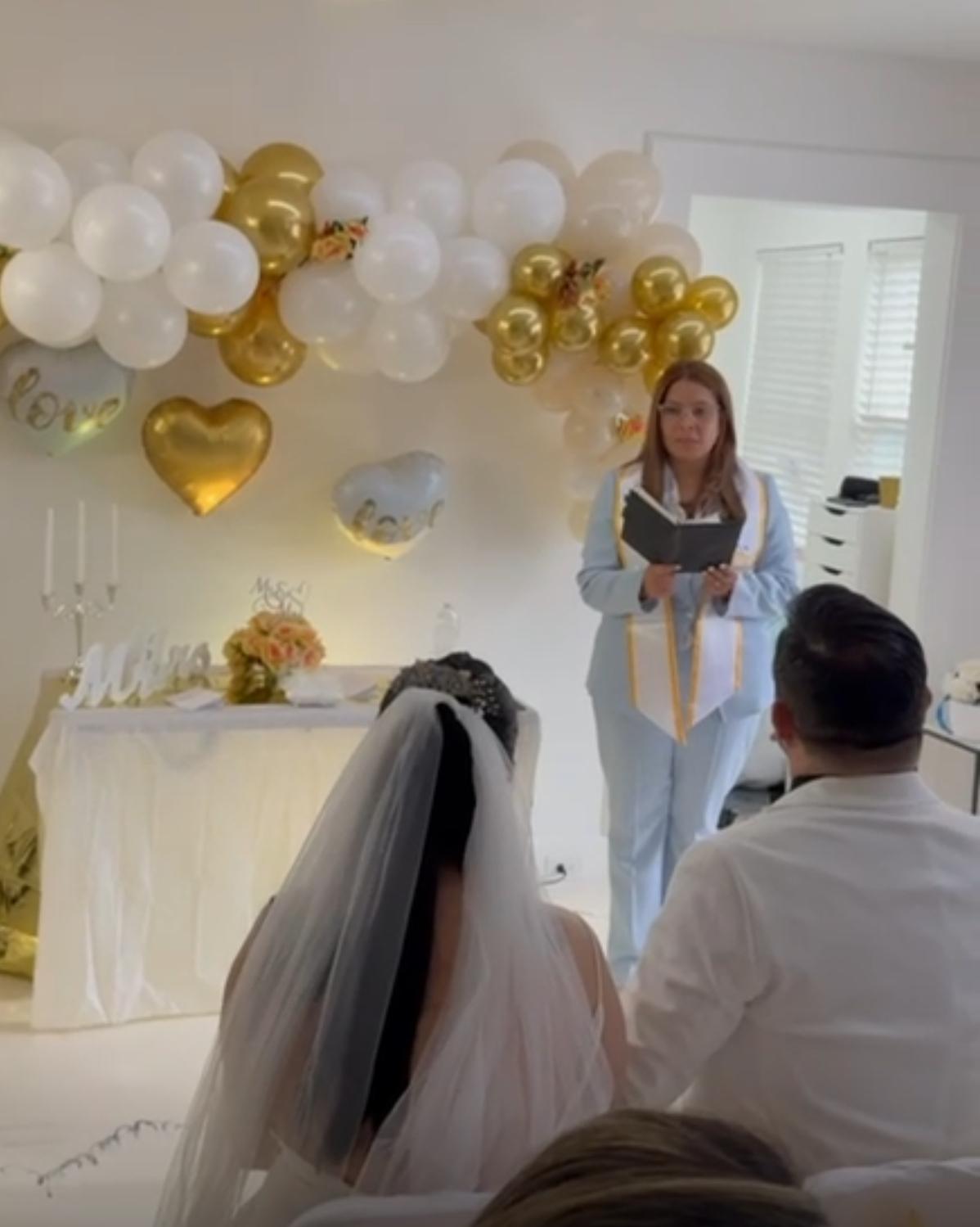 Ceremonia de la boda